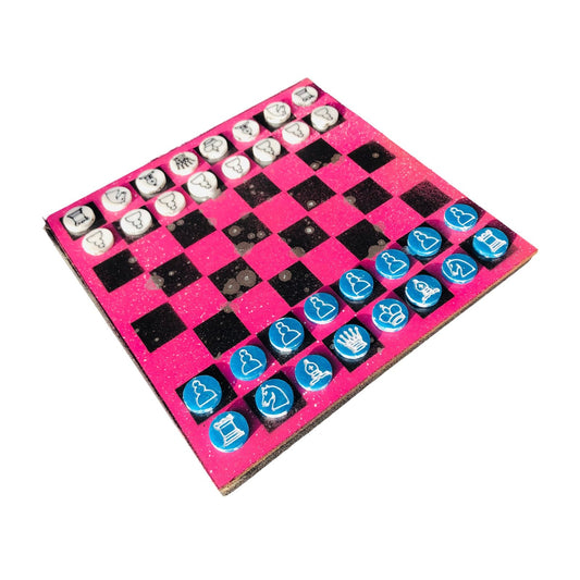 Chess Set - Vivid Pink