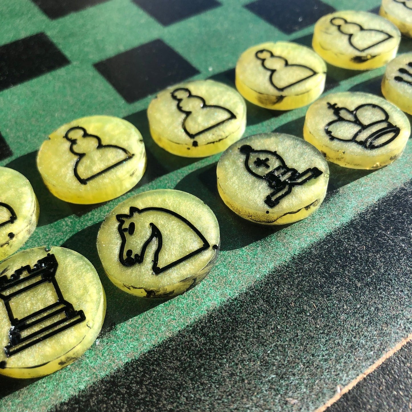 Chess Set - Deep Green