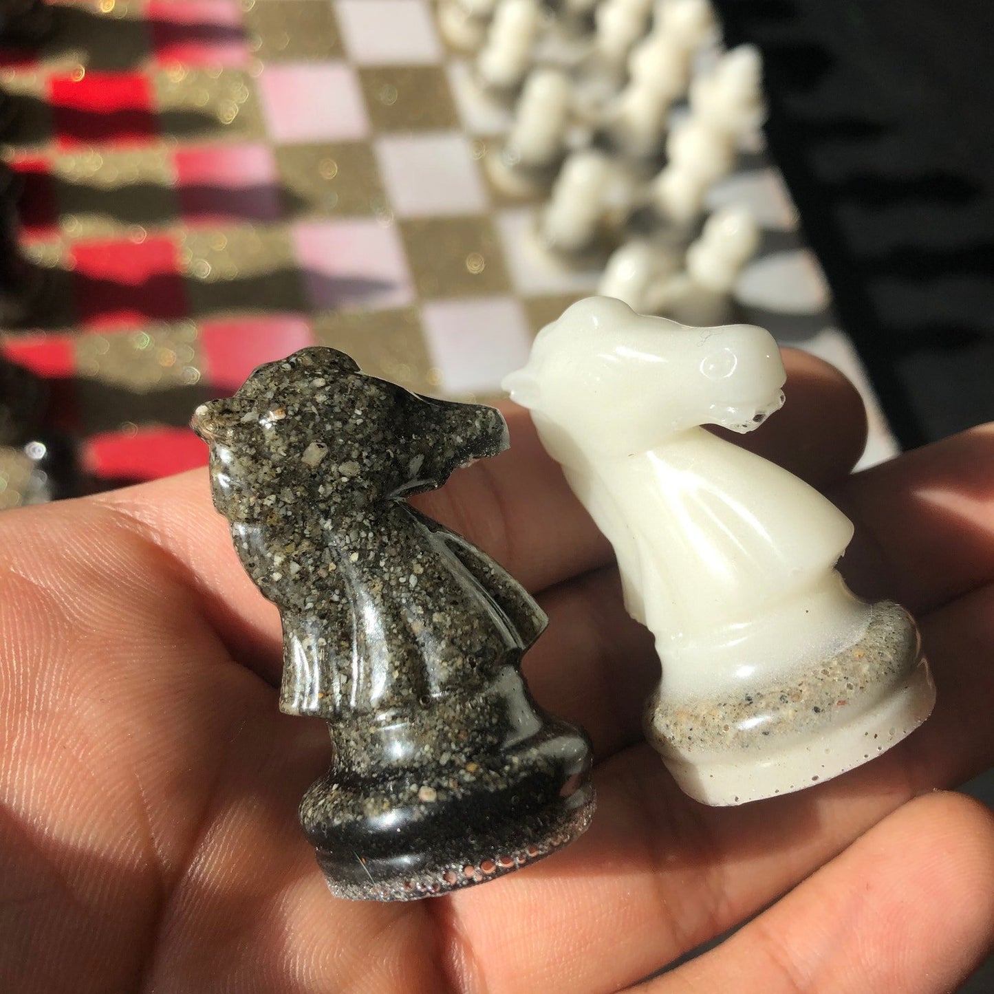 Chess Set - Red Gold Royal