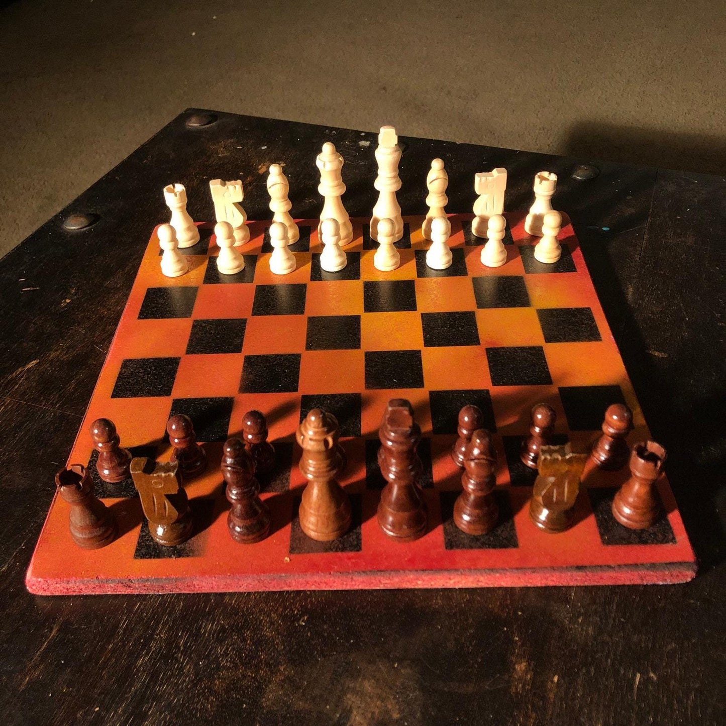 Chess Set - Sunset Orange Edition