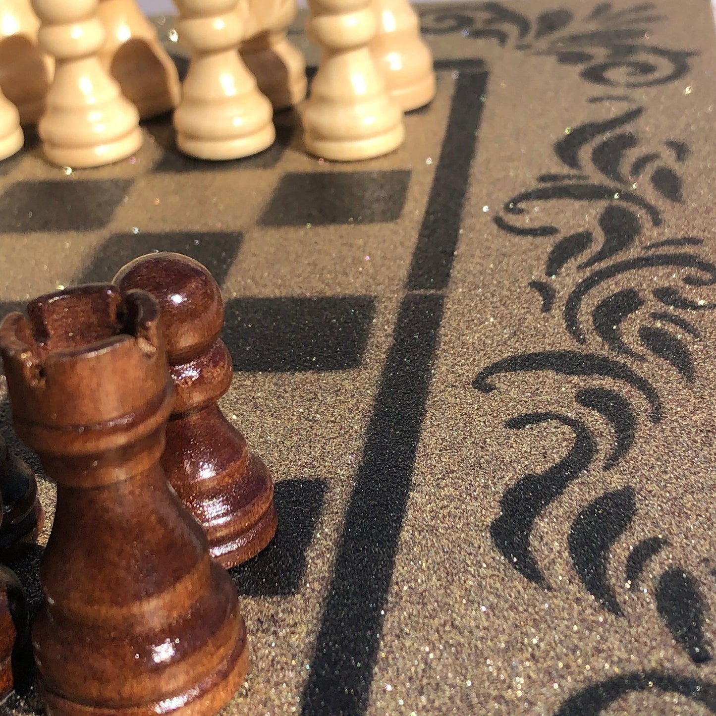 Chess Set - New Orleans Gold