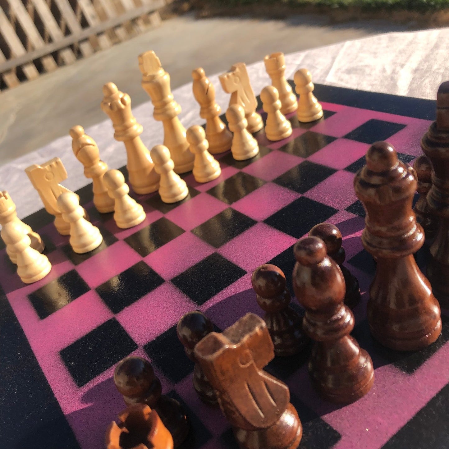 Chess Set - Simplistic Pink