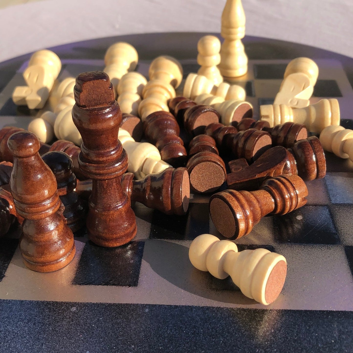 Vinyl Chess Set - Golden Space