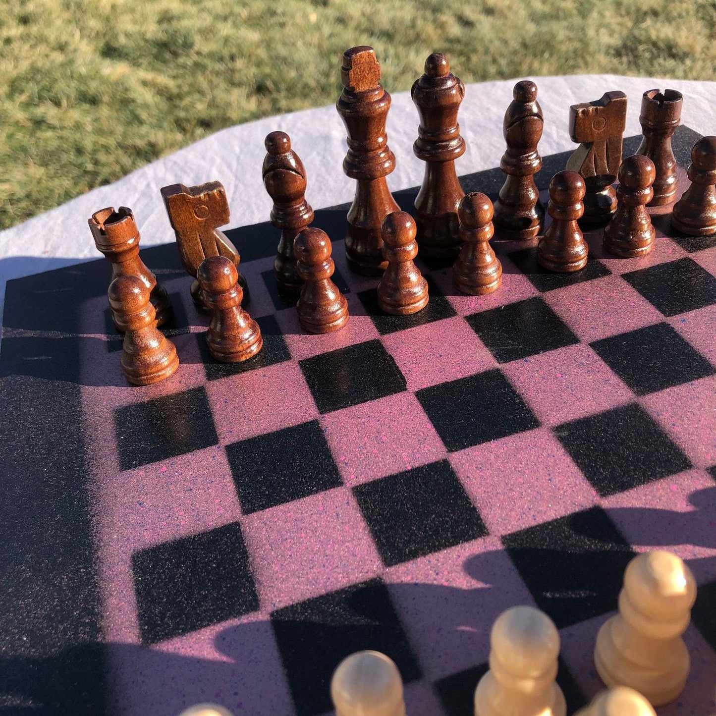 Chess Set - Violet Purple