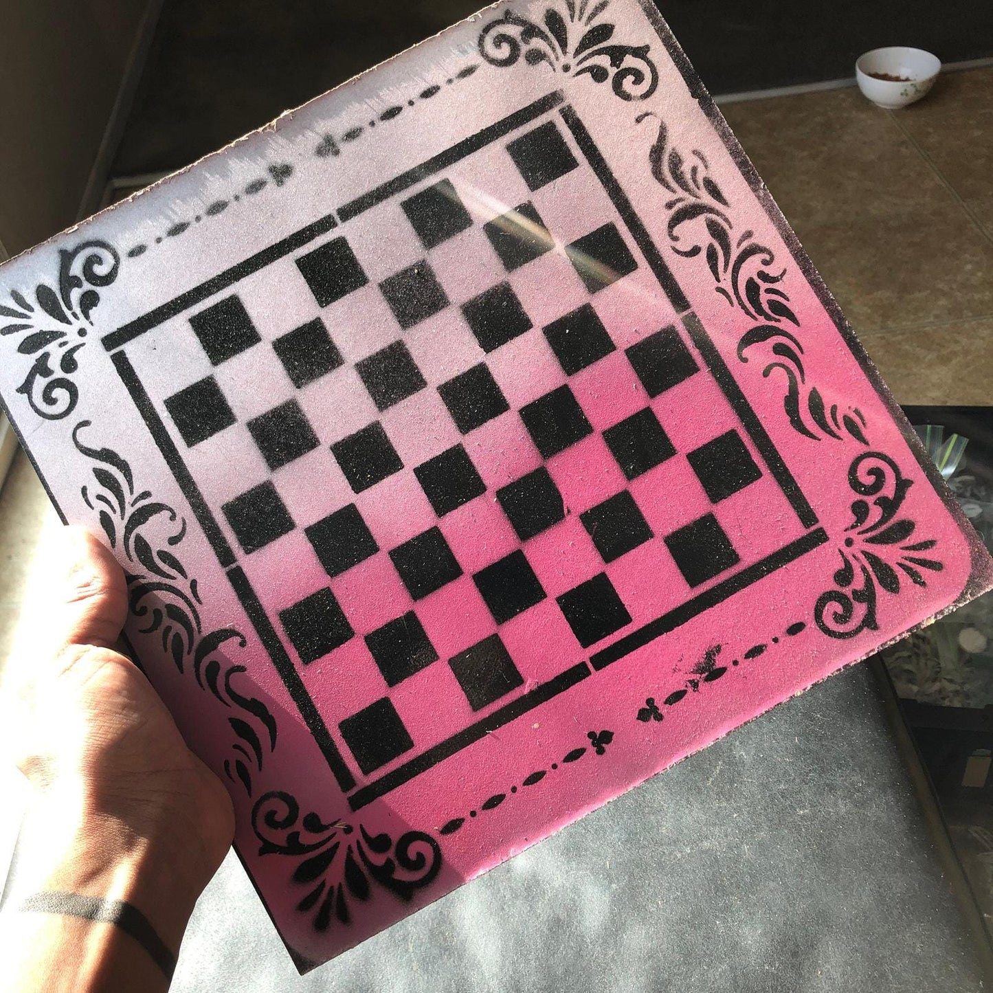 Chess Set - Pink & White Royal