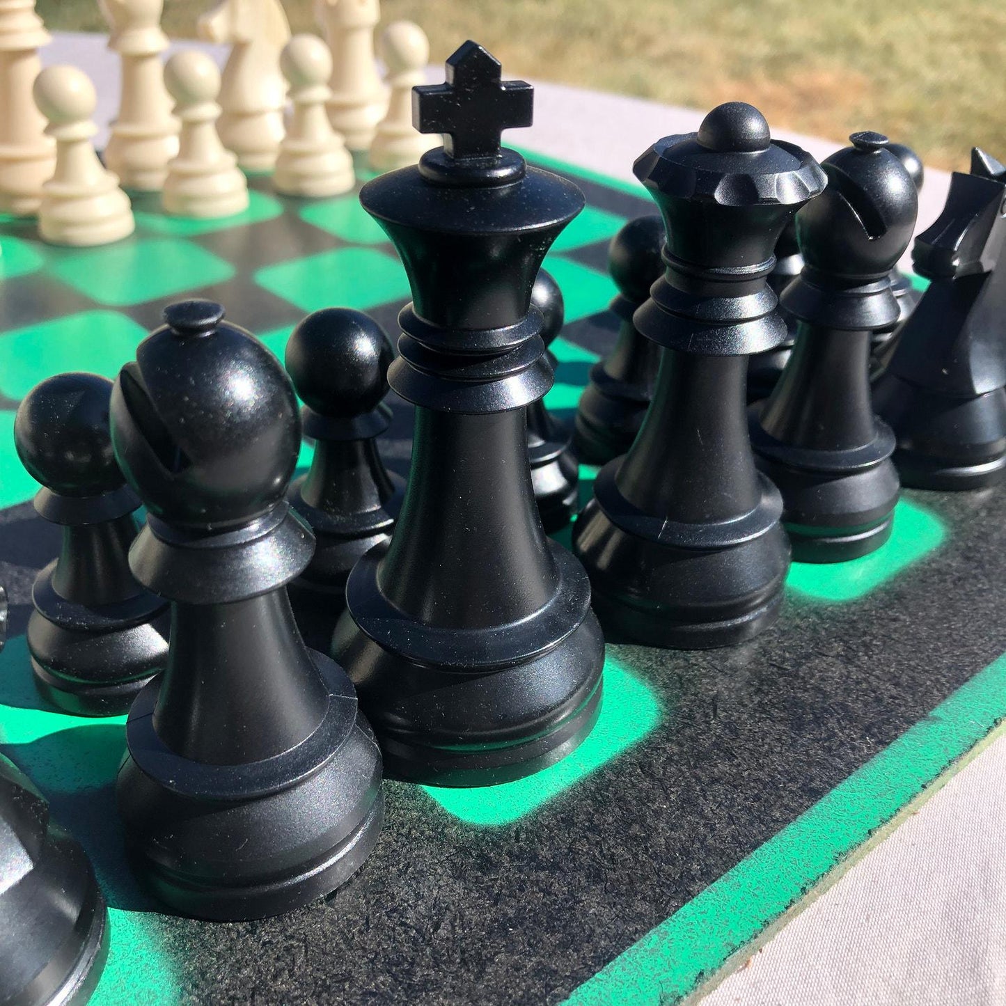 Large Chess Set - Razer Green