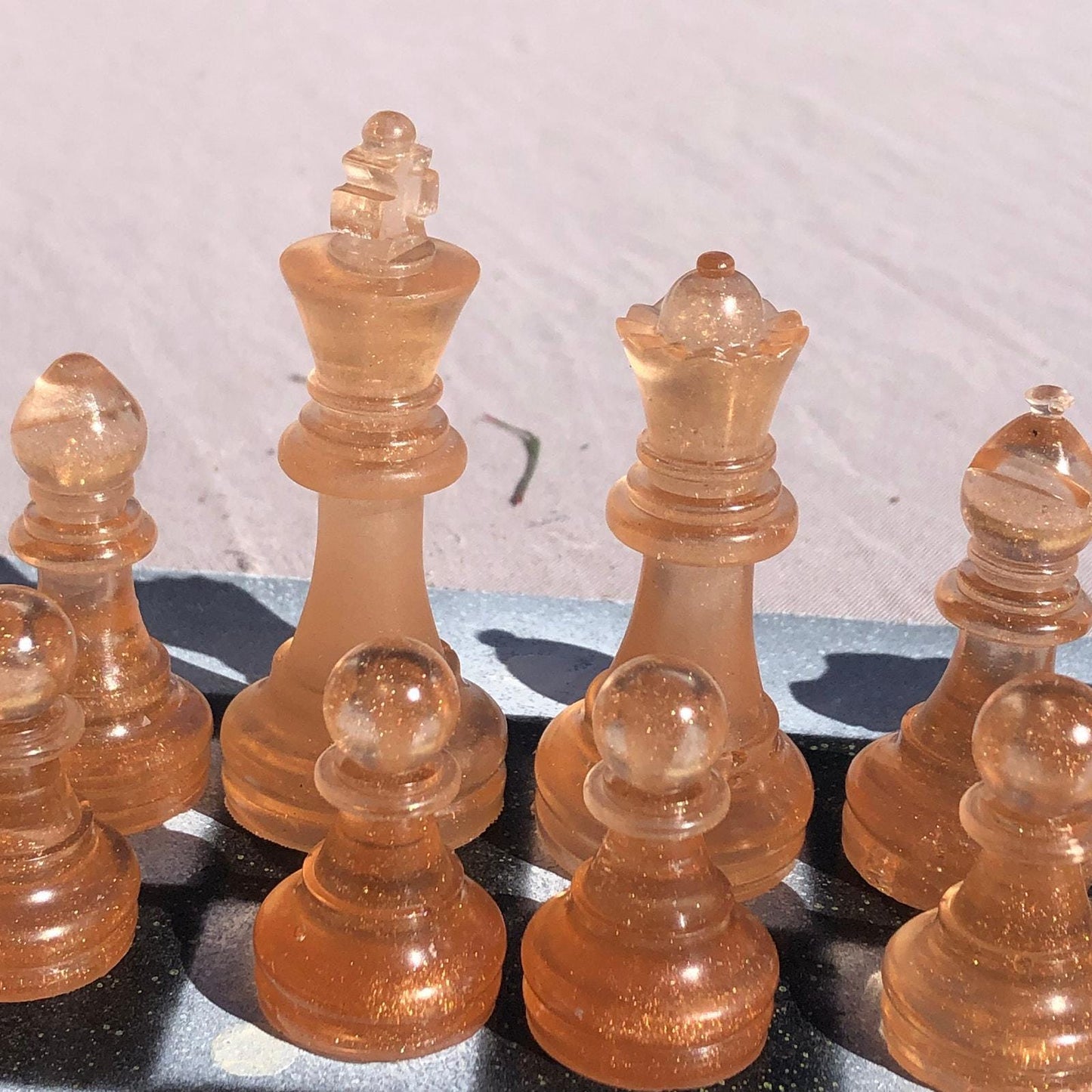 Chess Set - Amber Edition