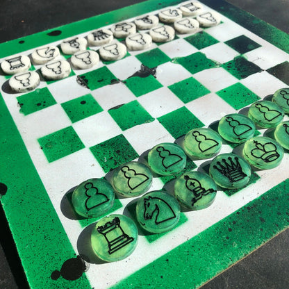 Chess Set - Speedy Green