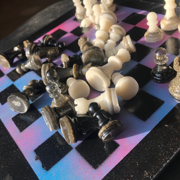 Chess Set - Purple Royal