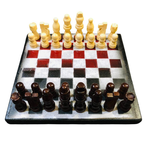 Scrapbook Chess Set - Code Red