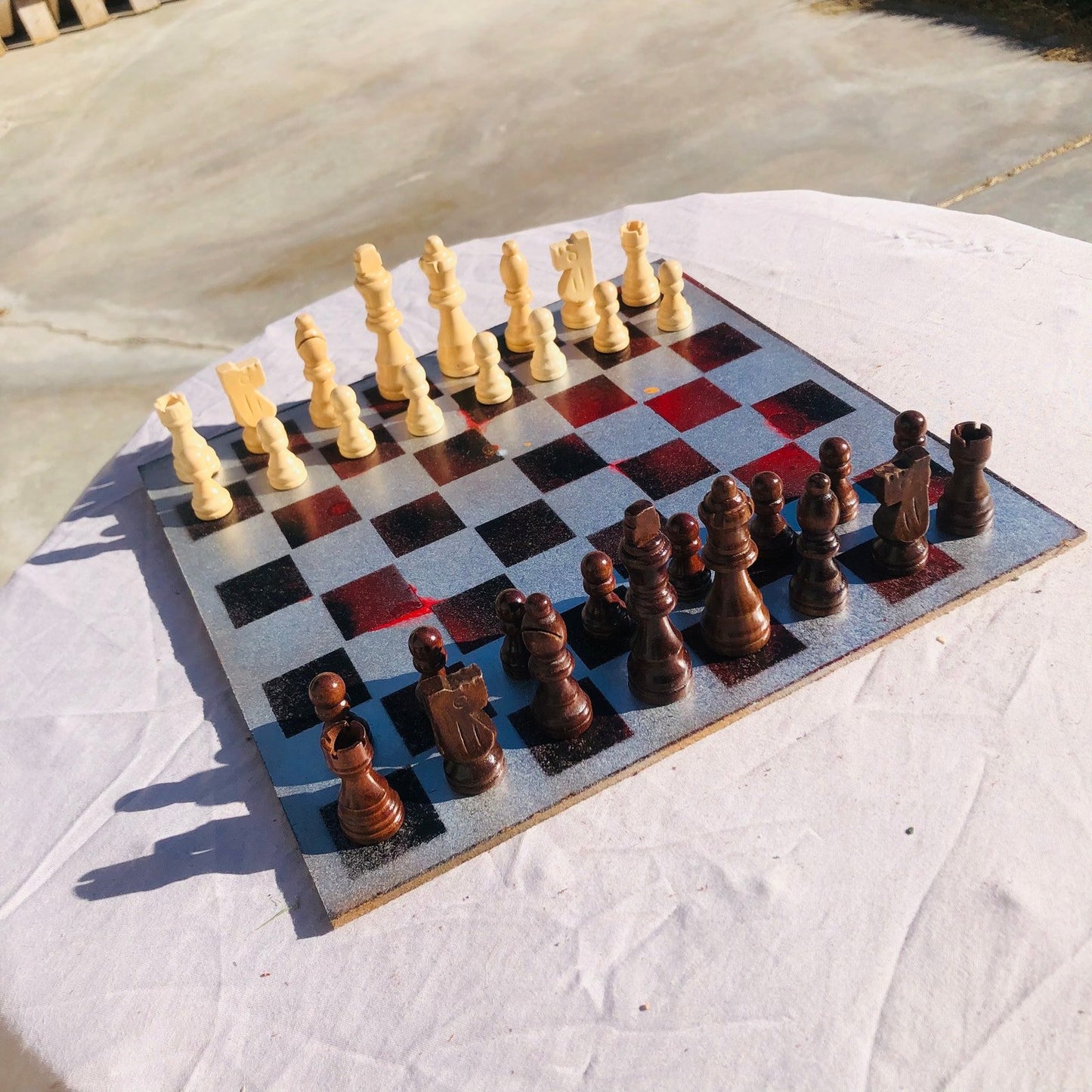 Chess Set - Robo Red