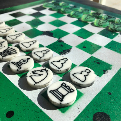 Chess Set - Speedy Green