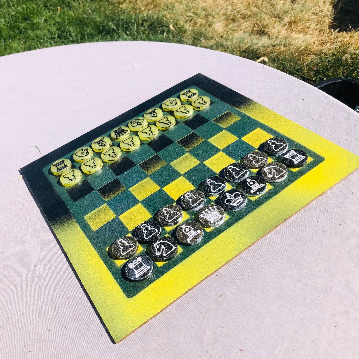 Chess Set - Green Bay Colors