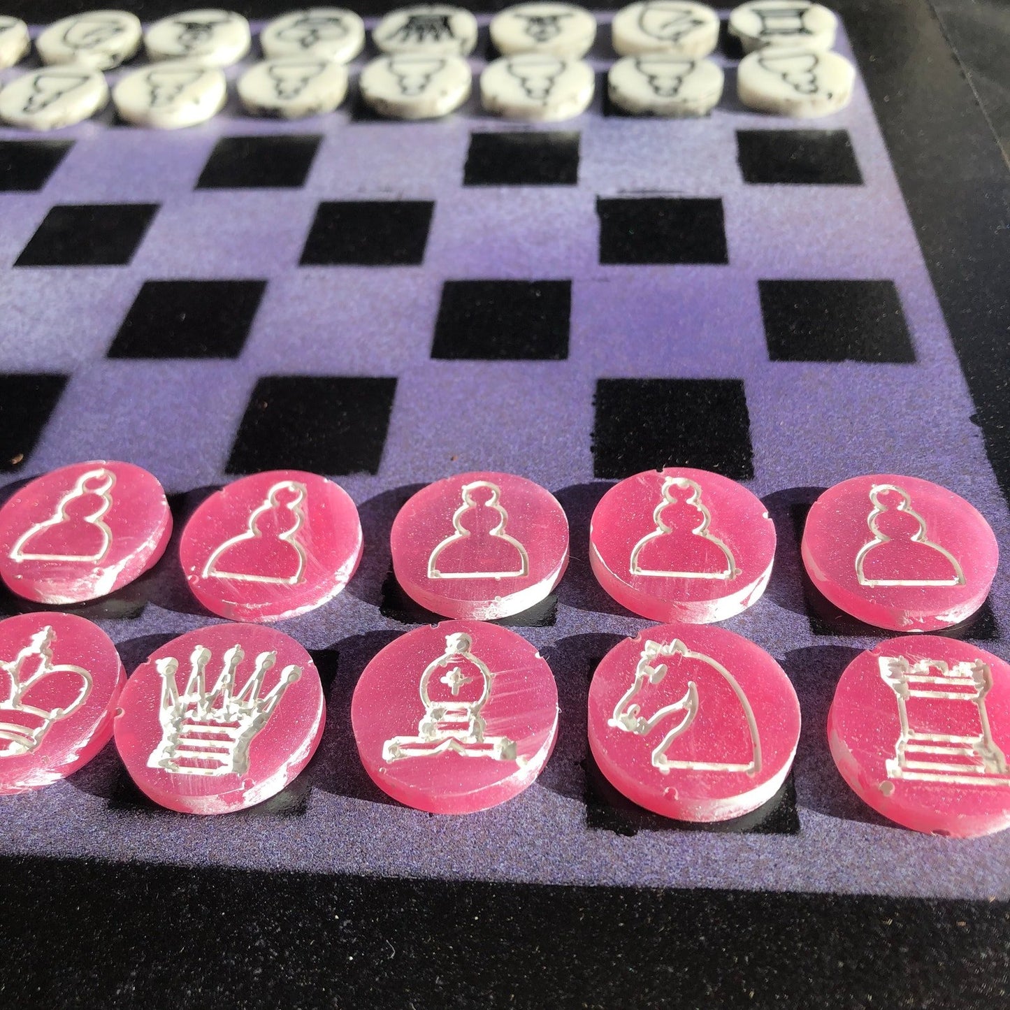 Chess Set - Pure Purple