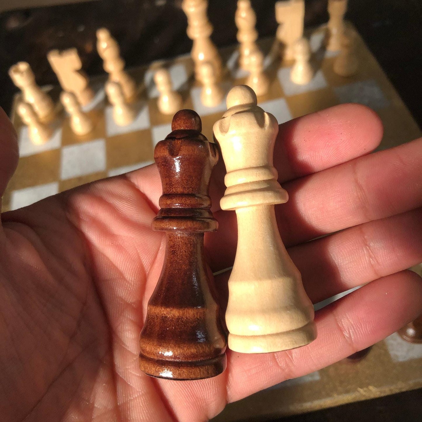 Chess Set - Gold & White