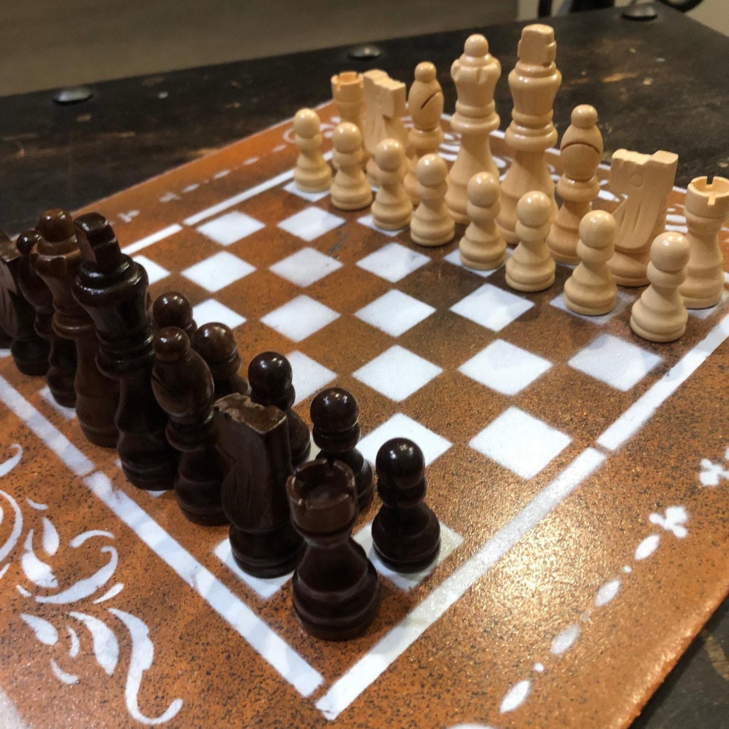 Chess Set - Dark Orange