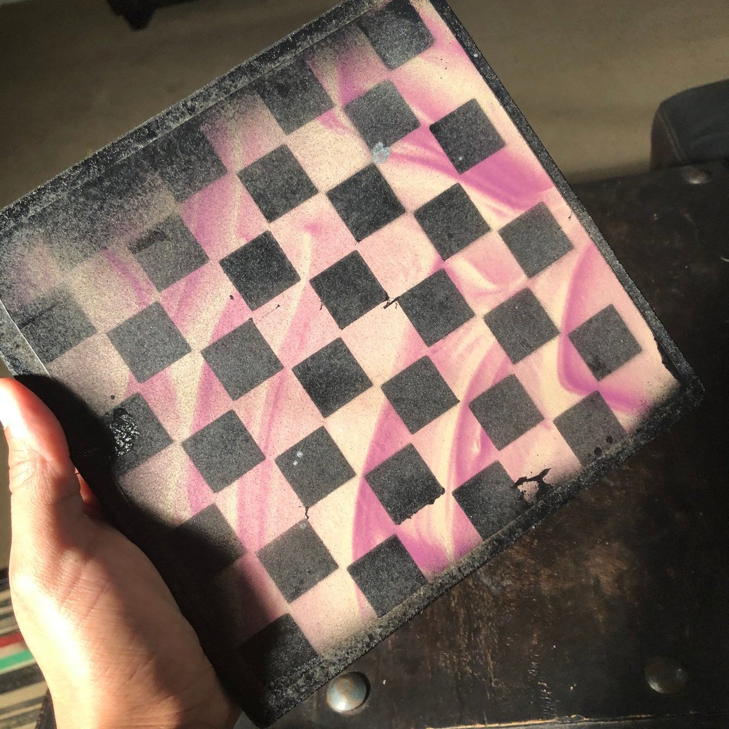 Scrapbook Chess Set -  Purple Violet