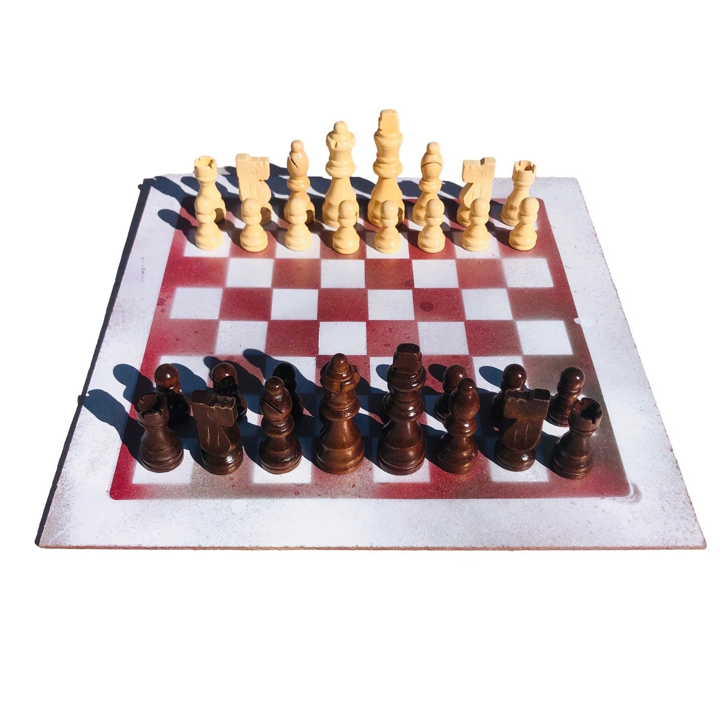 Chess Set - White Rose Gold