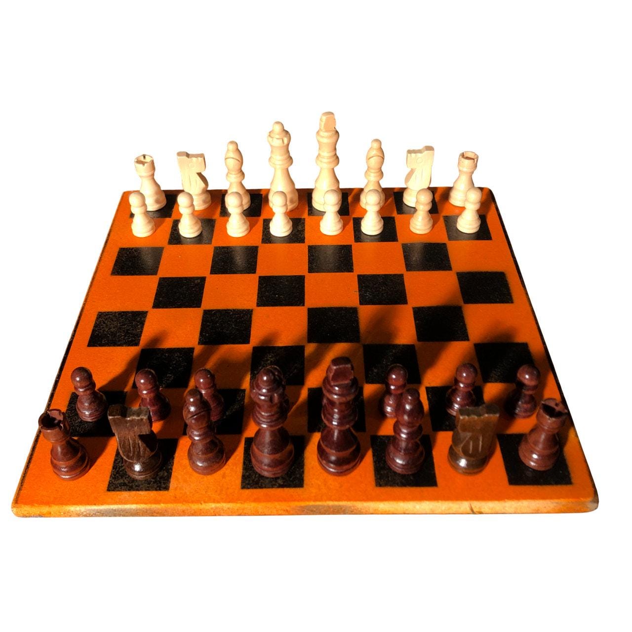 Chess Set - Halloween Orange Edition