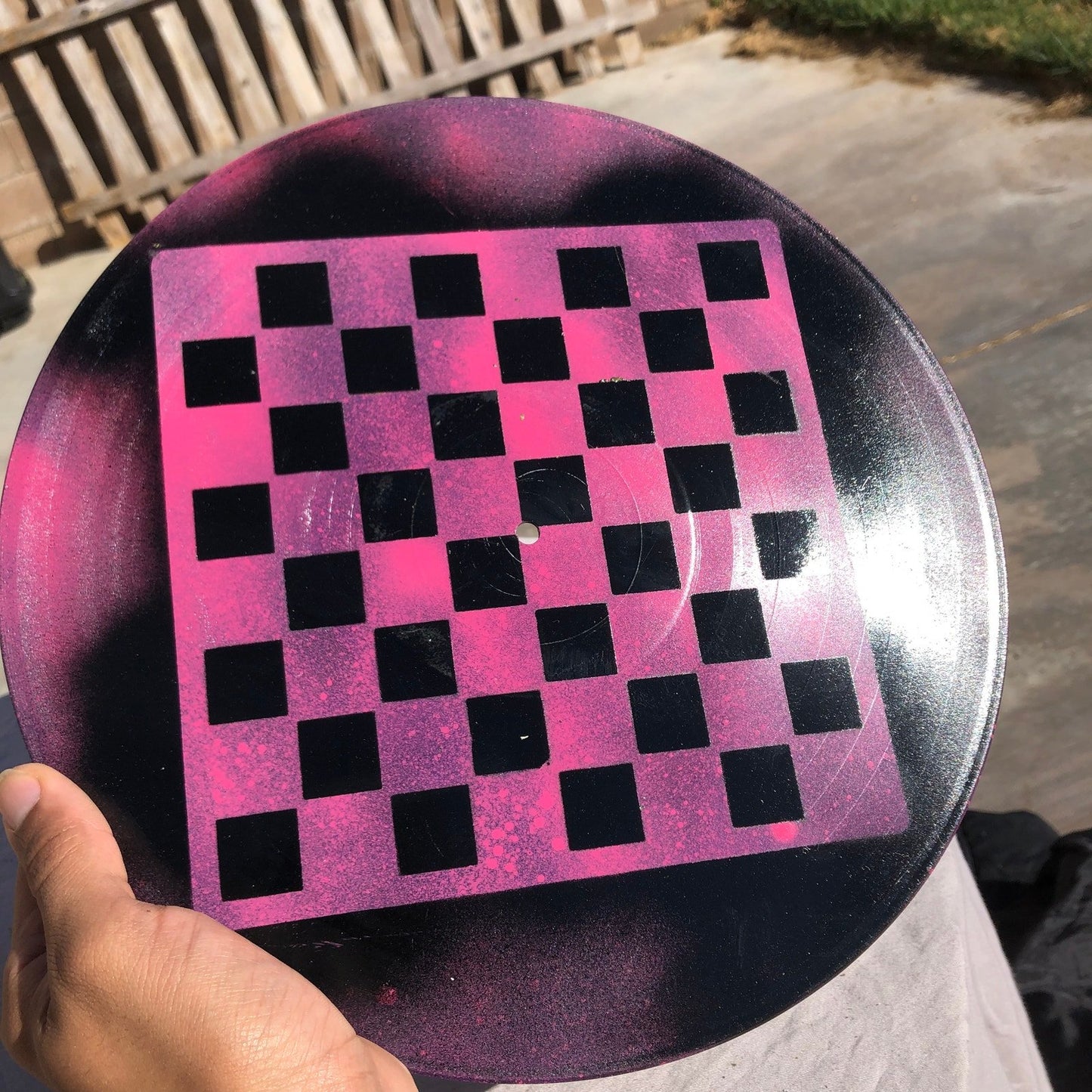 Vinyl Chess Set - Hot Pink