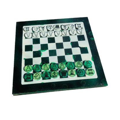 Chess Set - Green Vampire