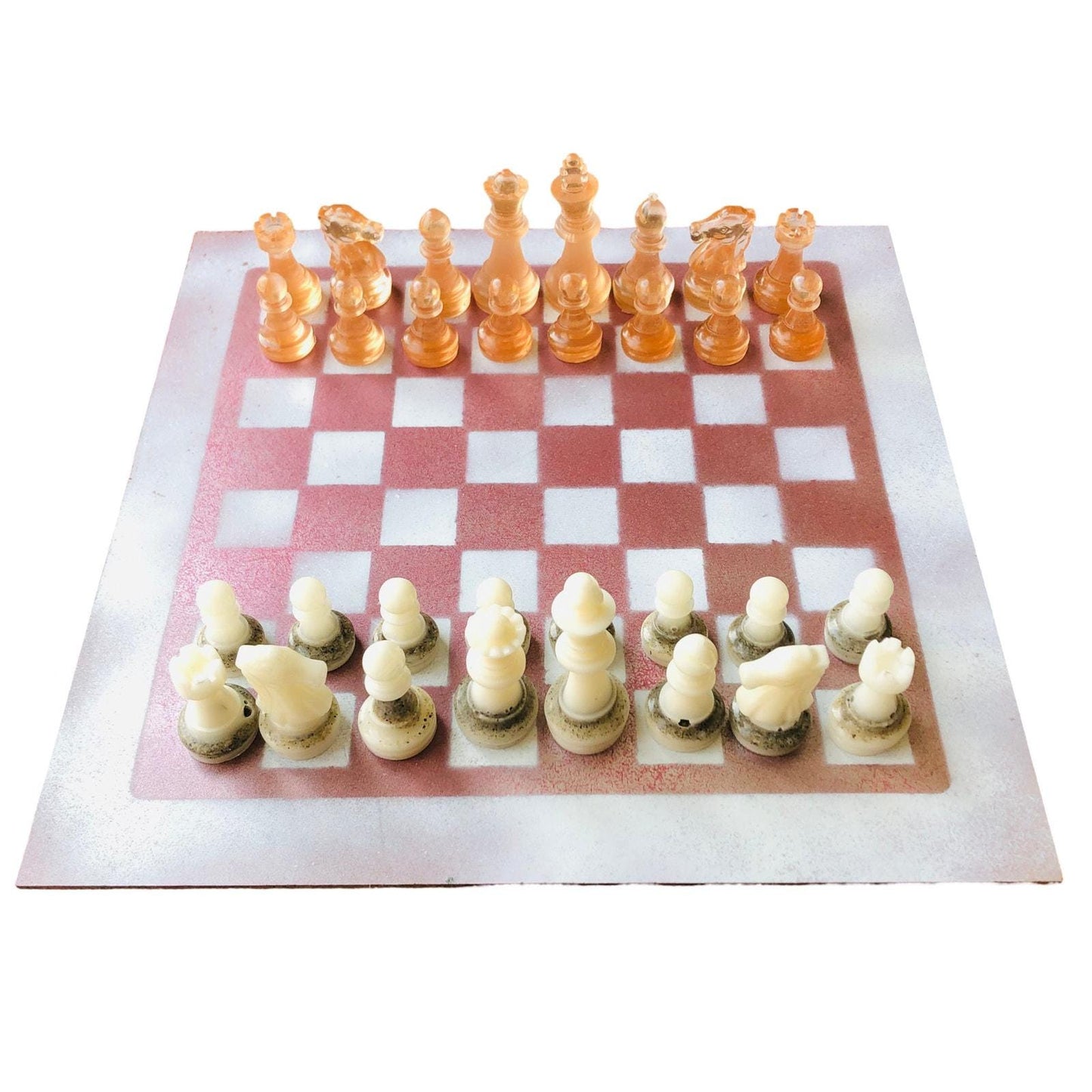 Chess Set - Fancy Rose Gold