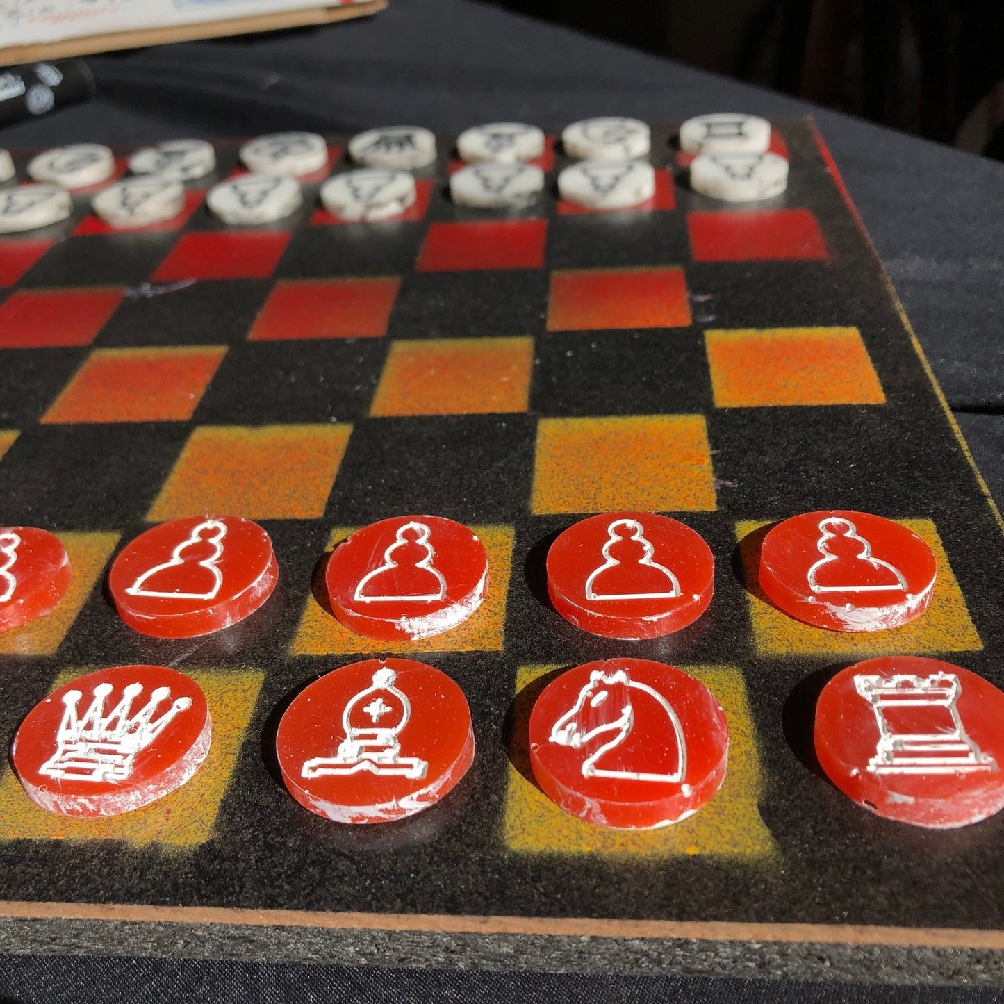 Chess Set - Fire Ember