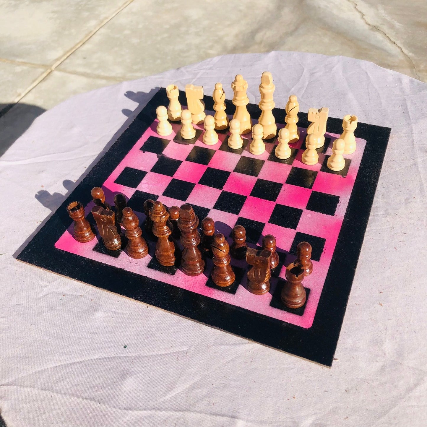 Chess Set - Classic Pink