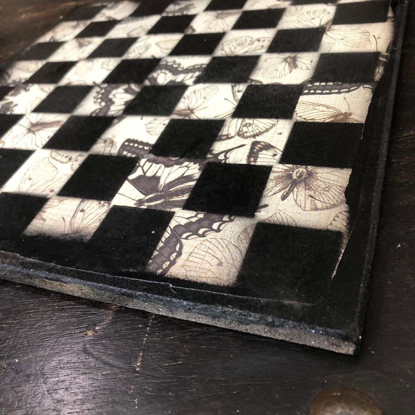 Scrapbook Chess Set - Butterfly Edition