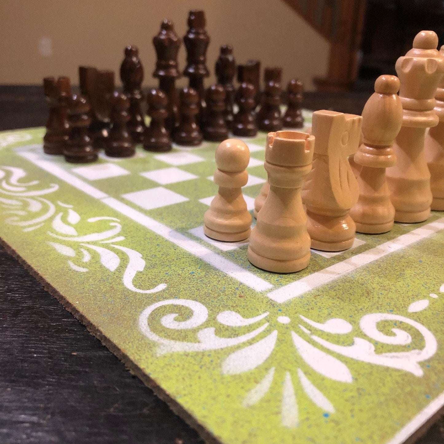 Chess Set - Pear Green