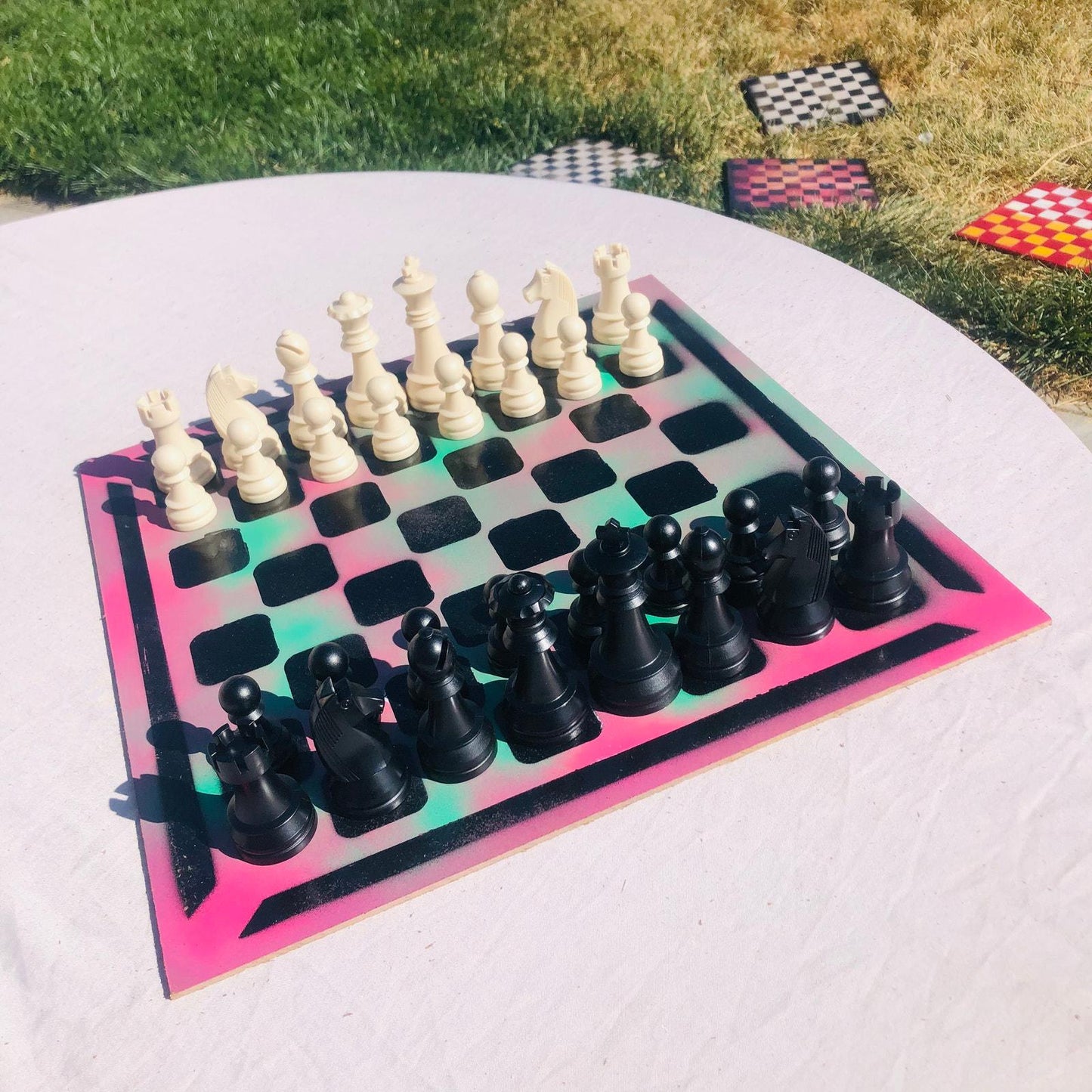 Large Chess Set - Color Blast