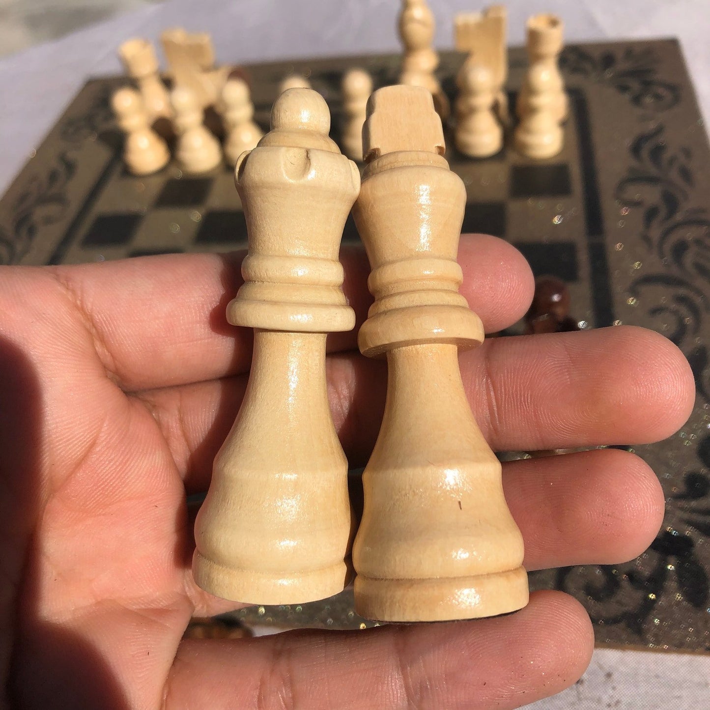 Chess Set - New Orleans Gold