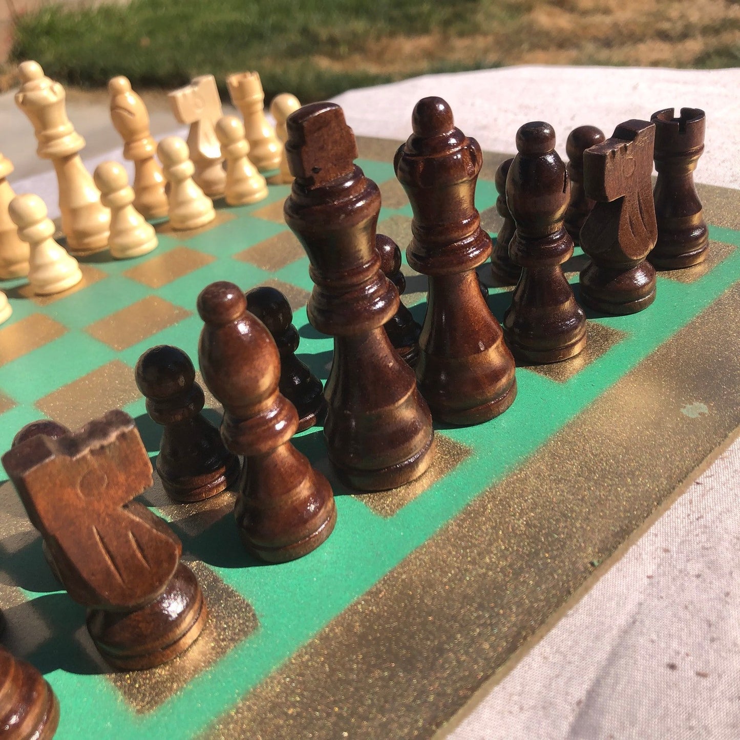 Chess Set - Golden Turf