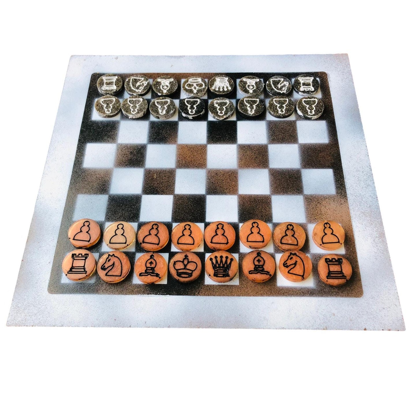 Chess Set - Orange Mix