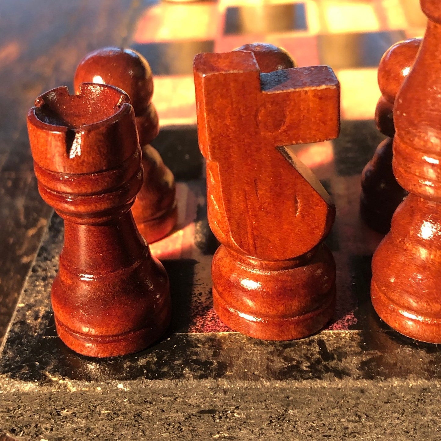 Scrapbook Chess Set - Bricks