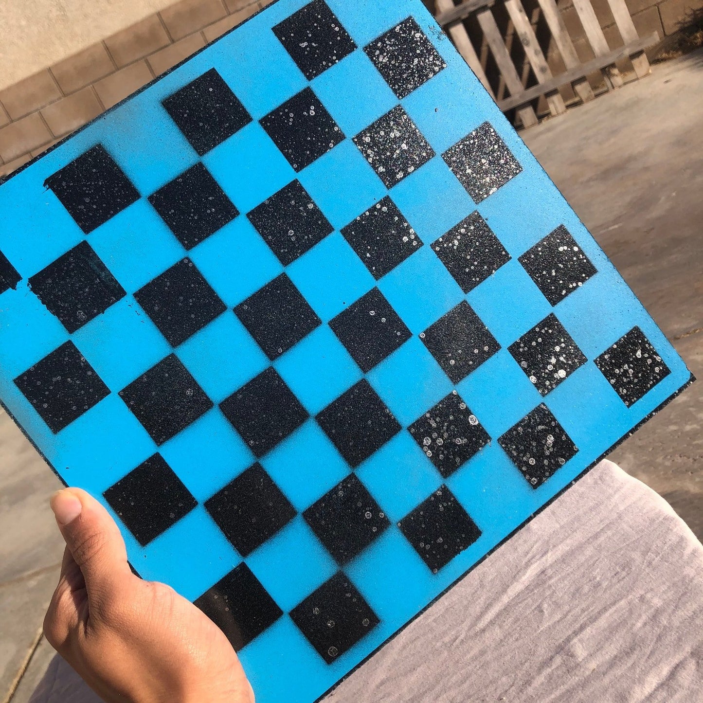 Chess Set - Beautiful Sky Blue