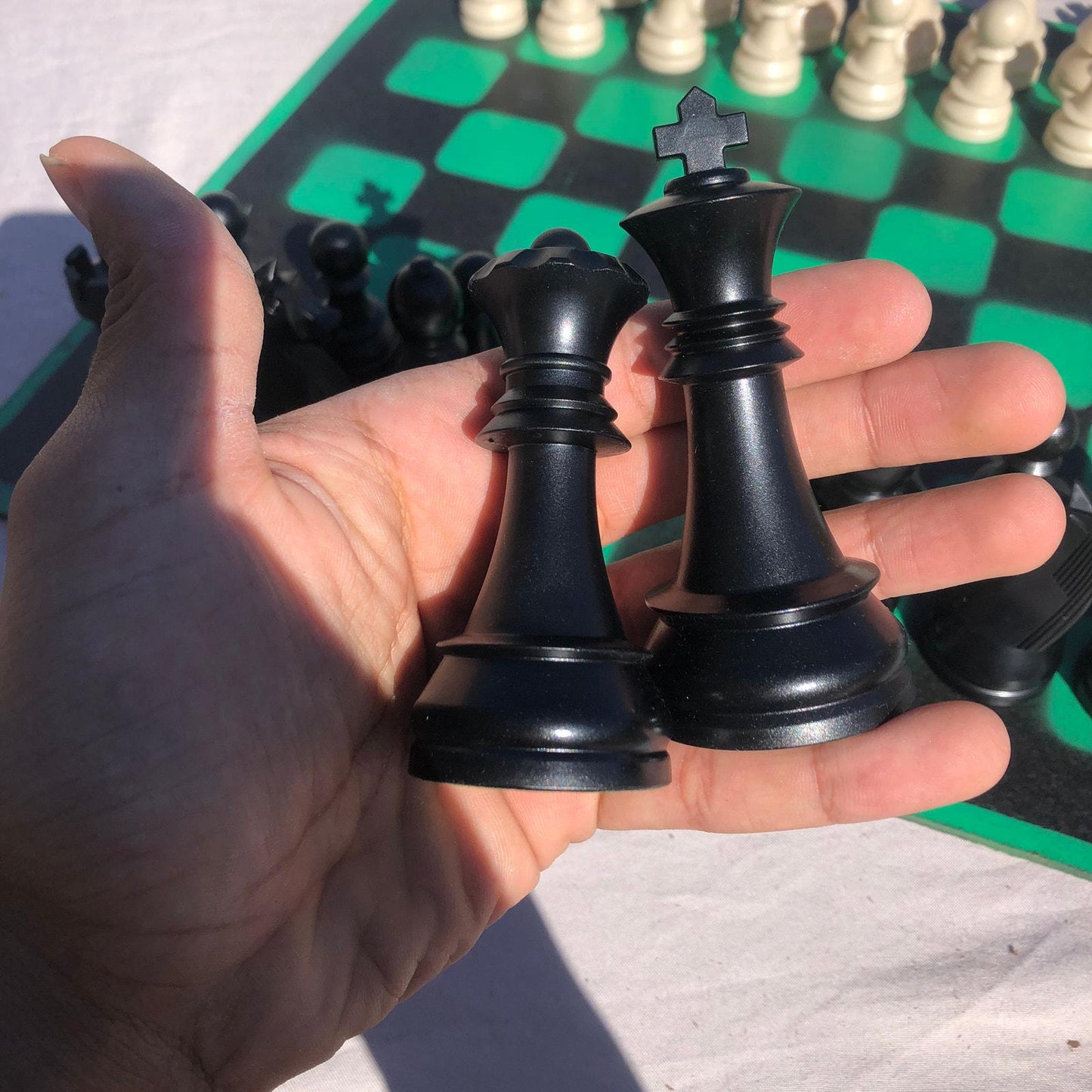 Large Chess Set - Razer Green