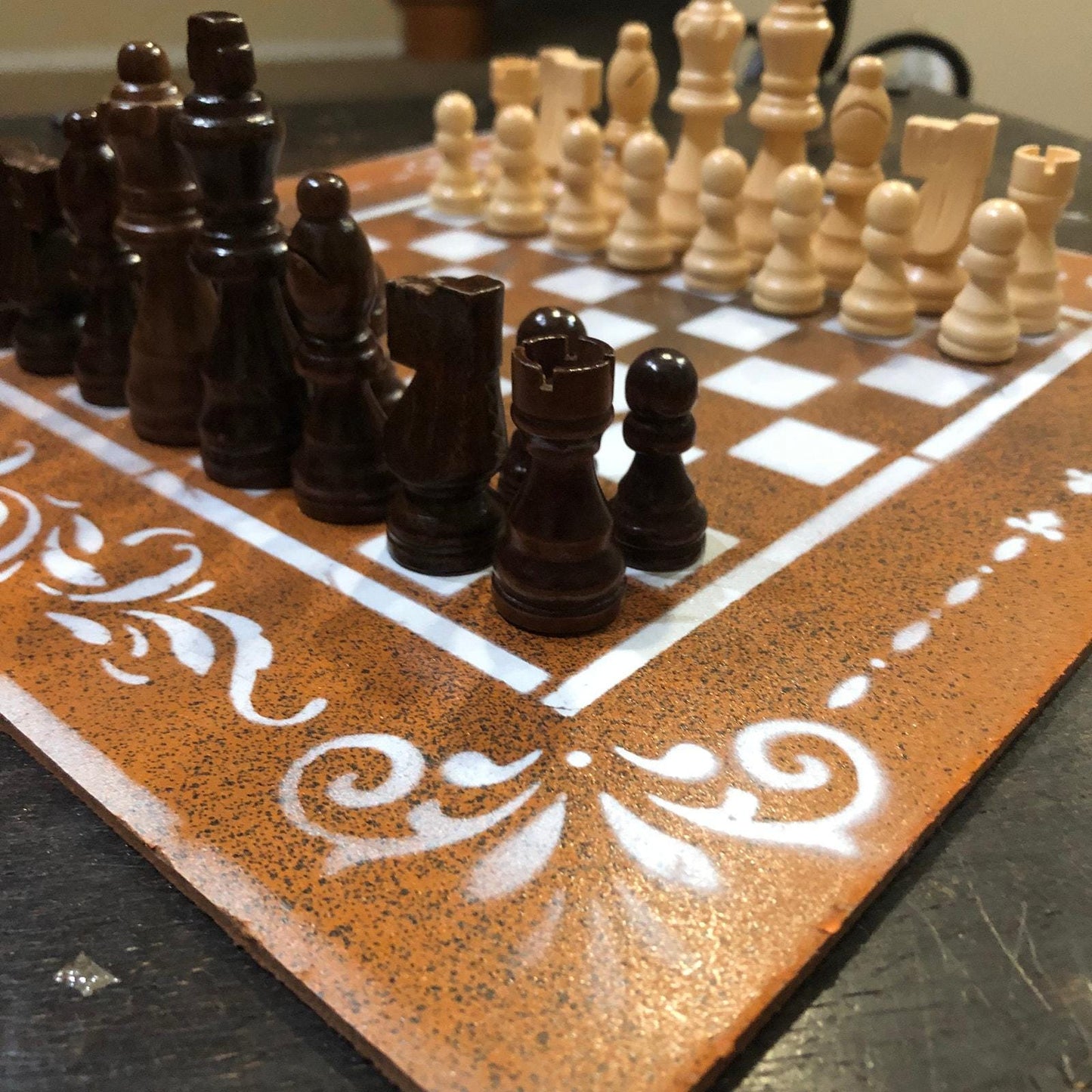 Chess Set - Dark Orange