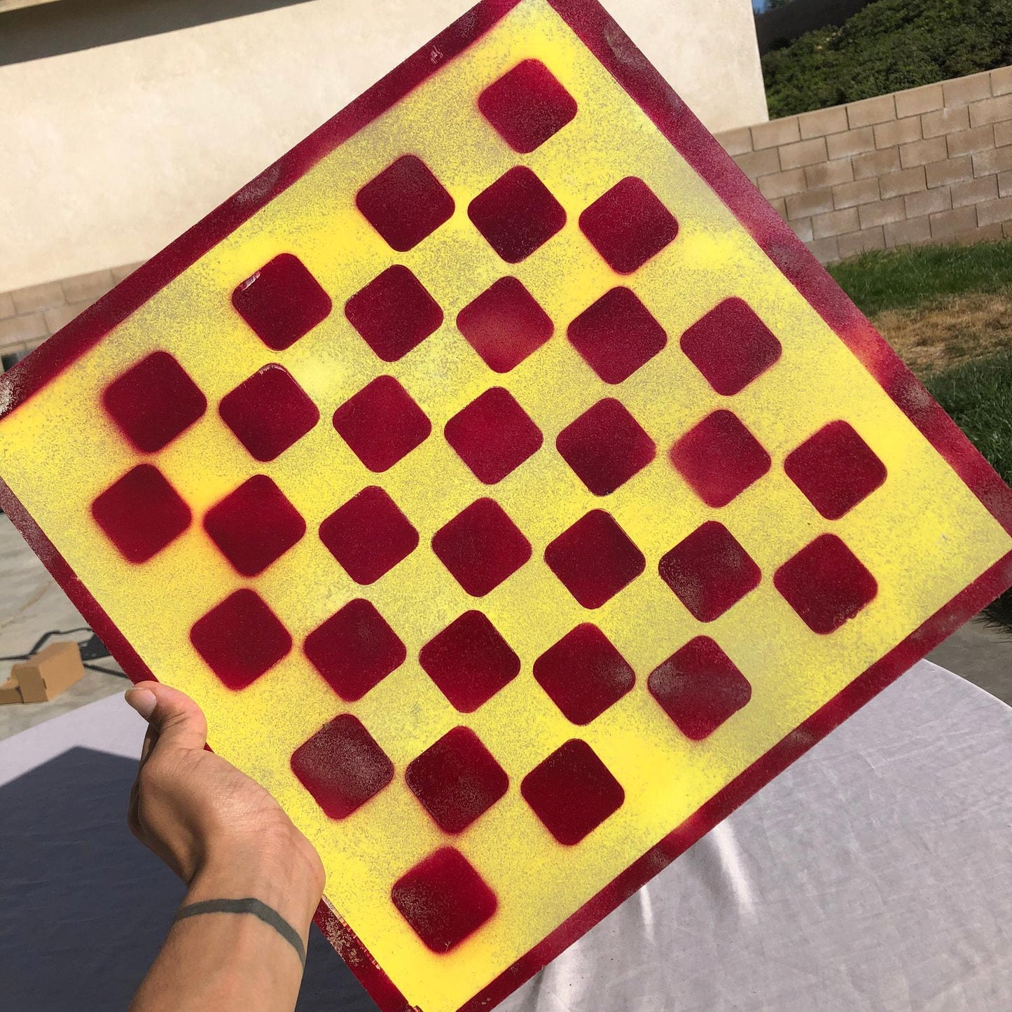 Large Chess Set - USC Colors