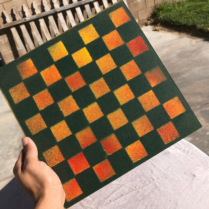 Chess Set - Sunset Green