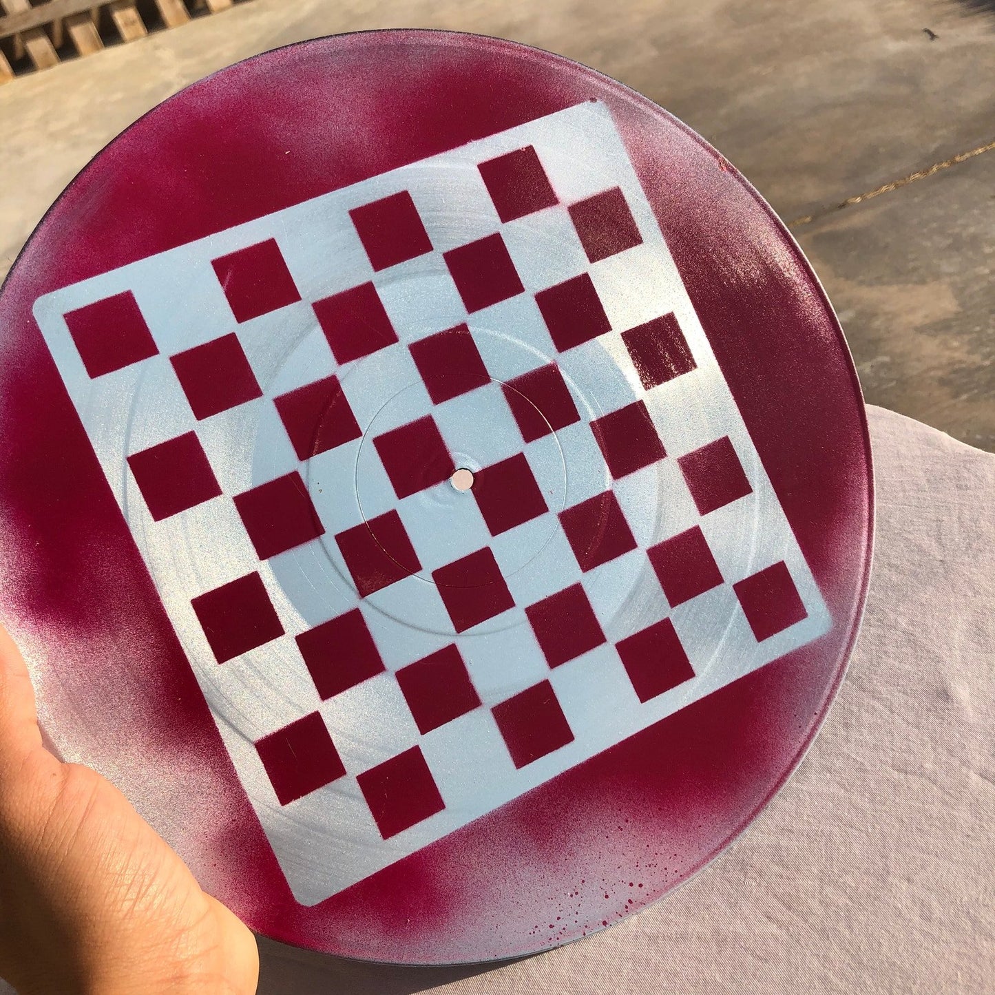 Vinyl Chess Set - Violet Chrome