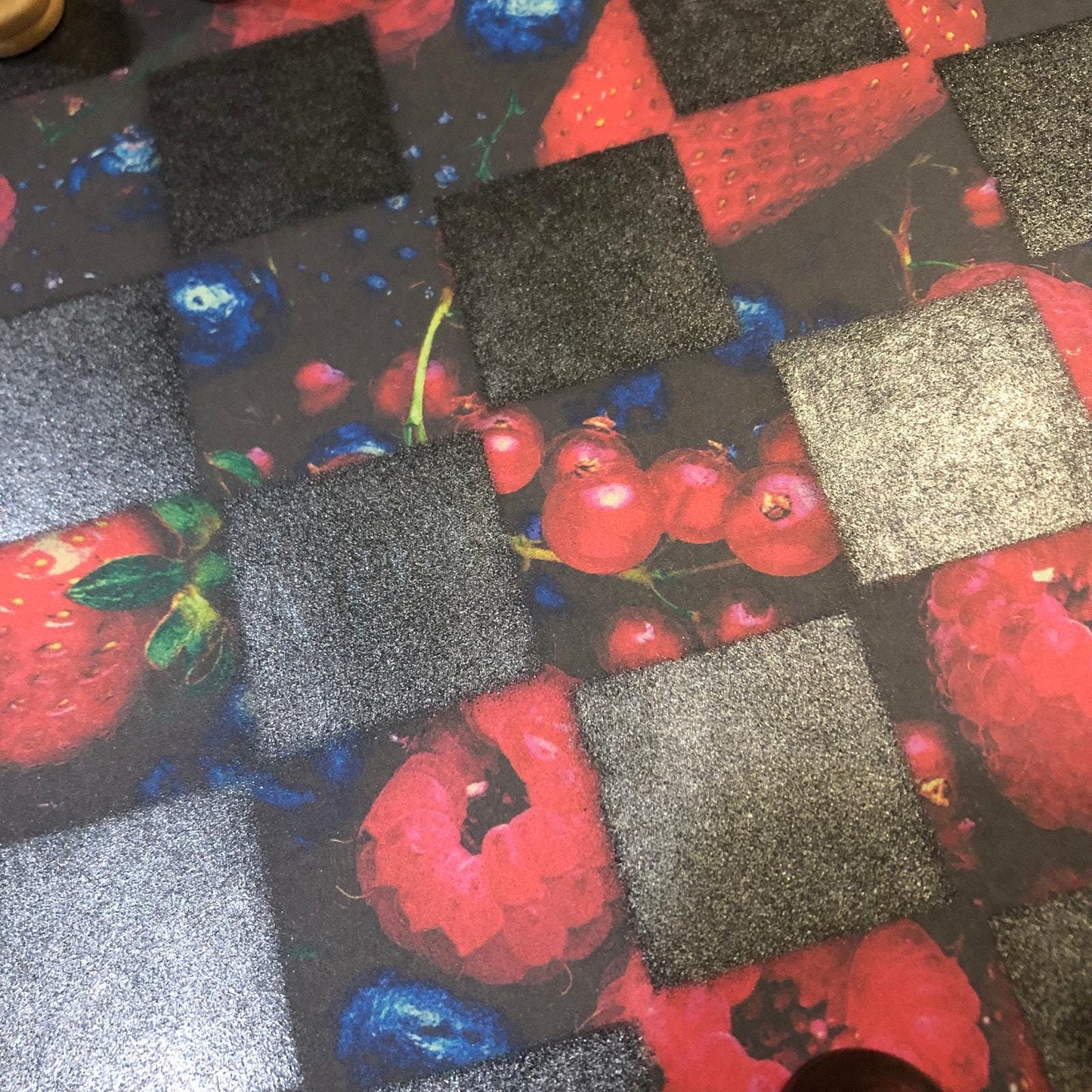 Scrapbook Chess Set - Fruit Mix Edition