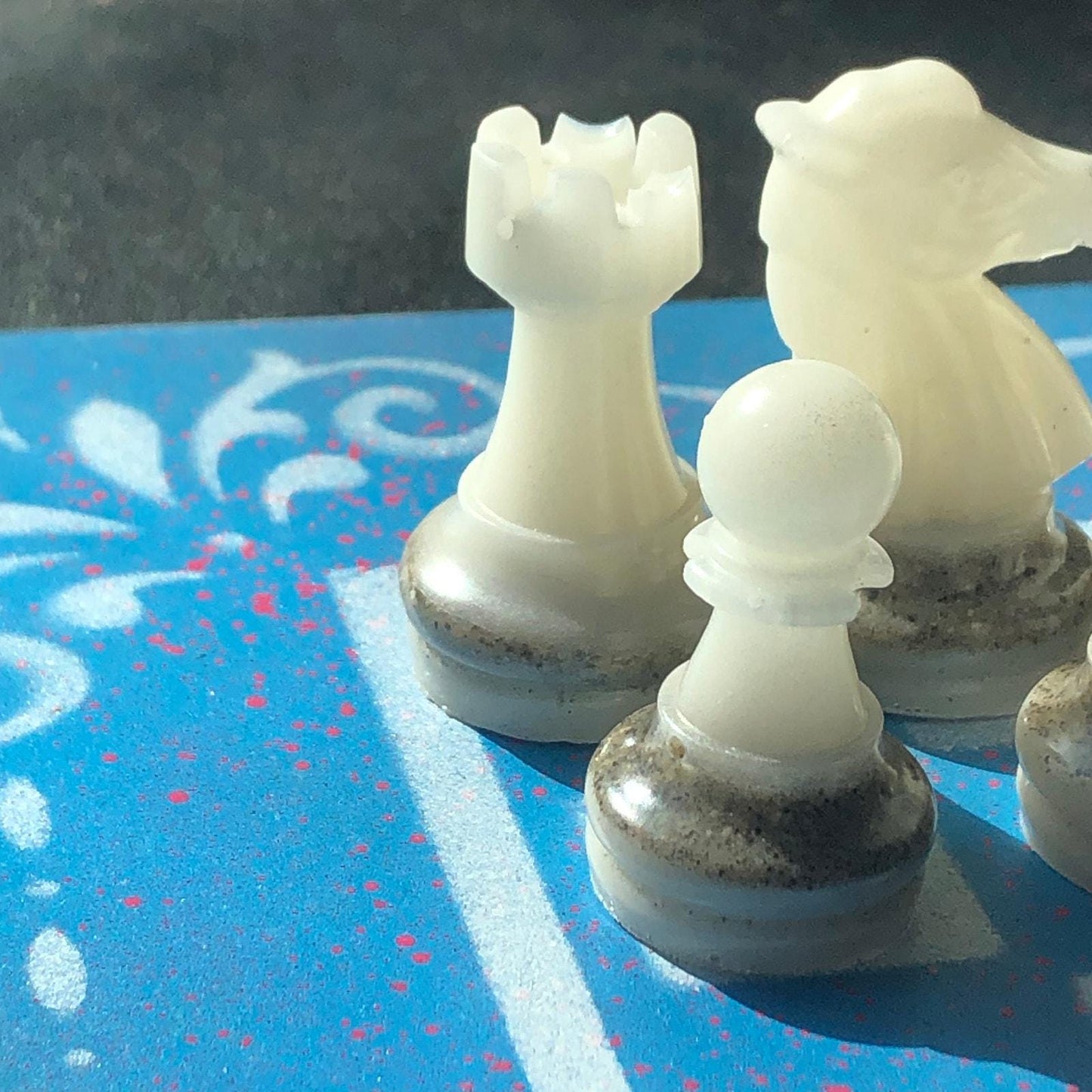 Chess Set - Sky Blue Royal