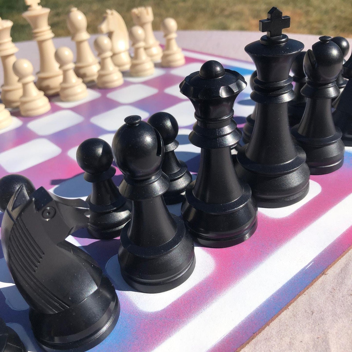 Large Chess Set - Piñata Pink