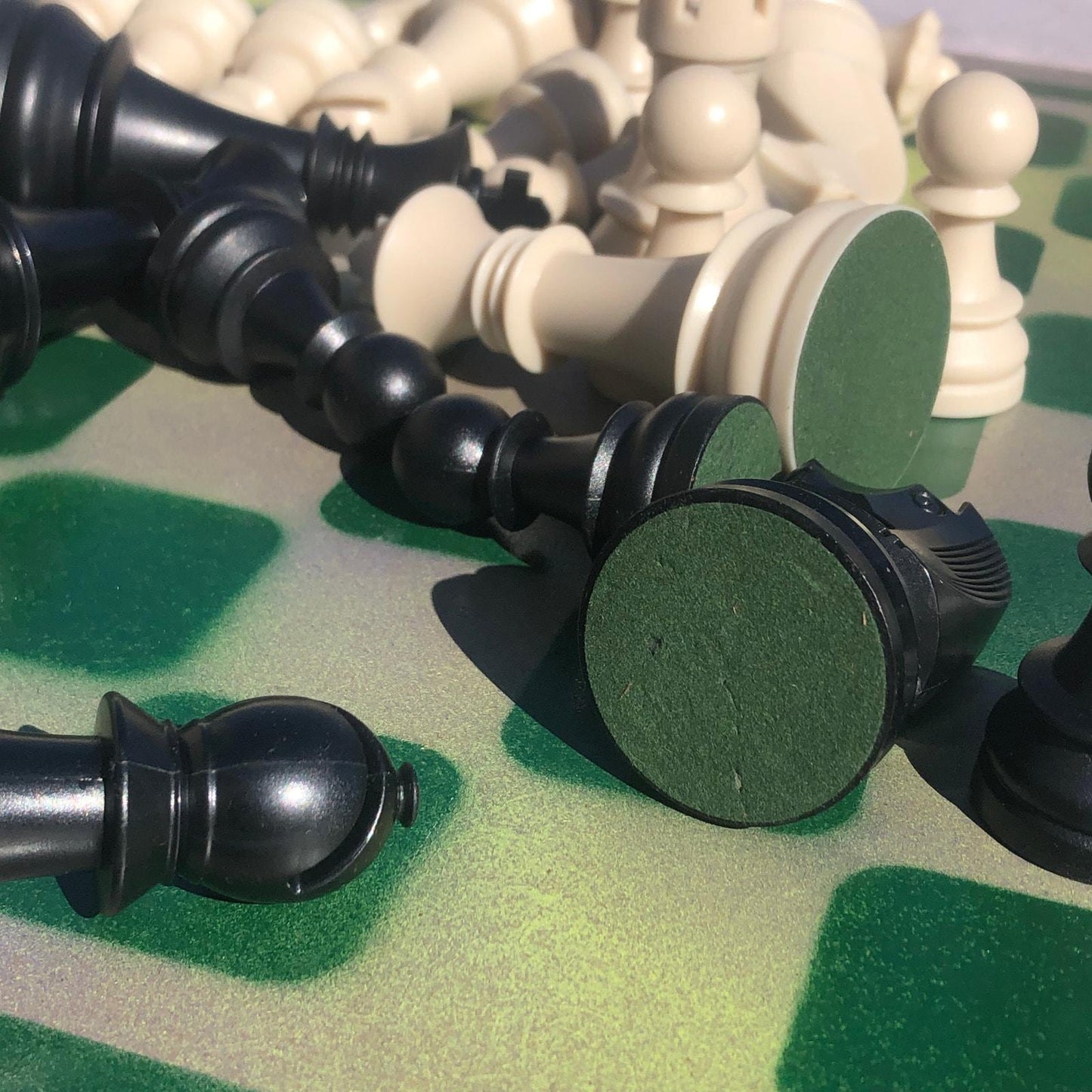 Large Chess Set - Green Field