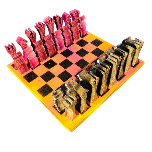 Chess Set - Sunset Purple Royal Edition