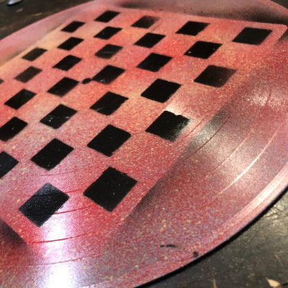 Vinyl Chess Set - Mist Red (Resin Pieces)