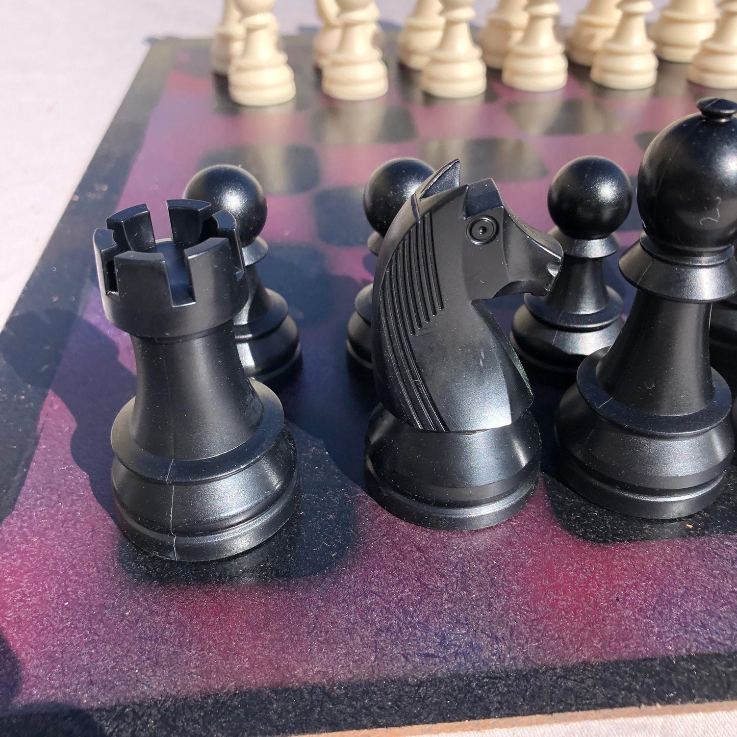 Large Chess Set - Mystic Purple