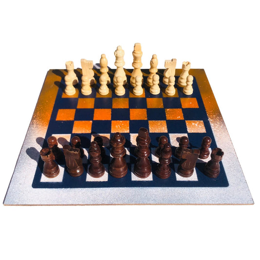 Chess Set - Denver Orange