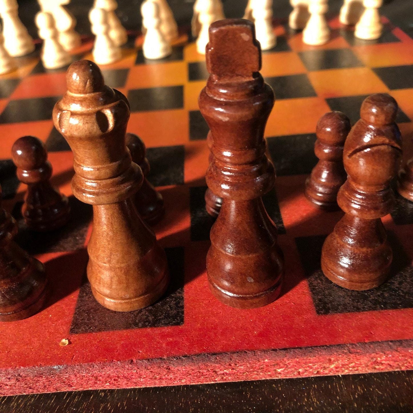 Chess Set - Sunset Orange Edition